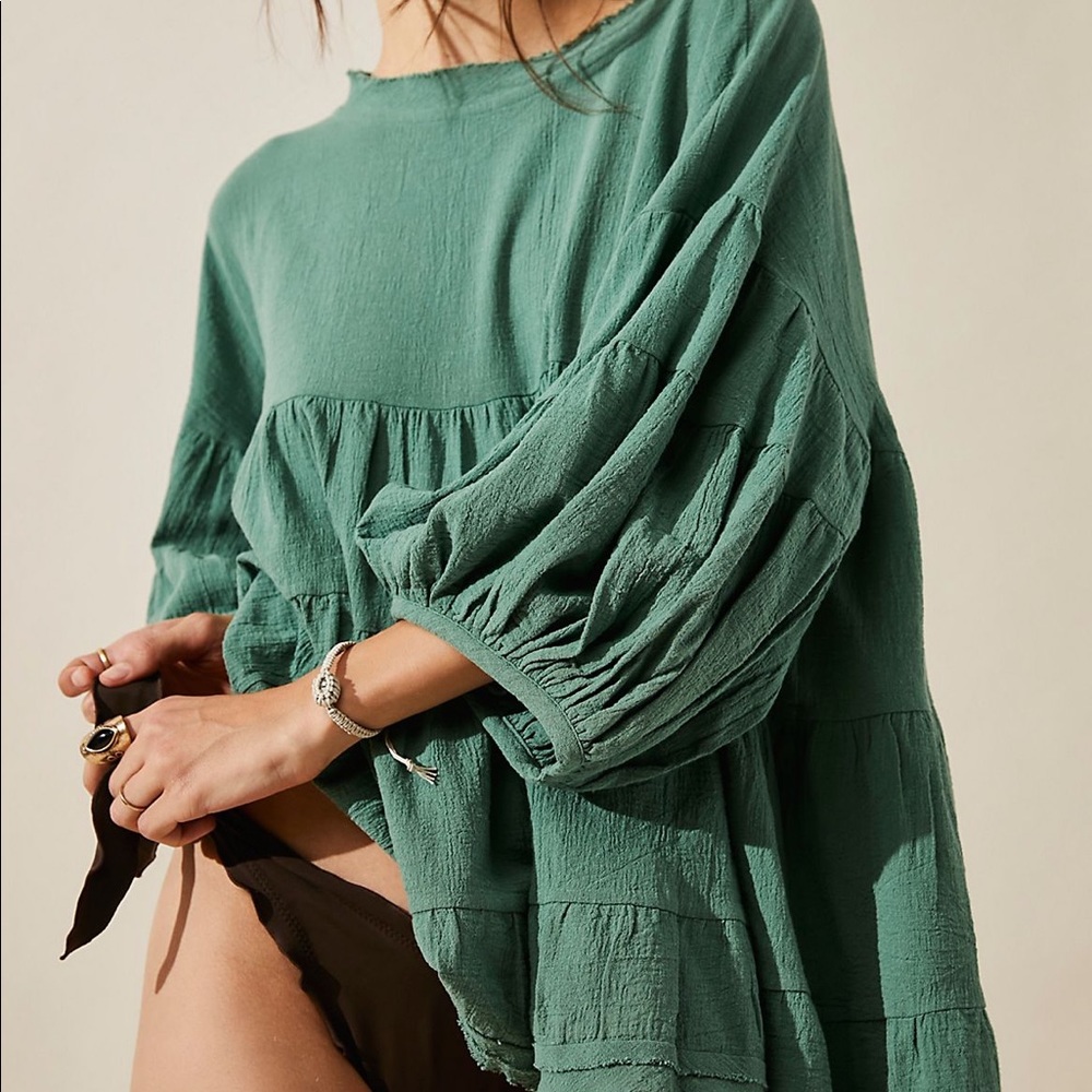 Oversized, Free People blouse!
